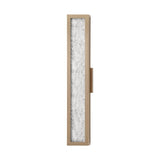 Courtney 24-inch Champagne Gold 5CCT LED Vanity Light with Clear Water Glass