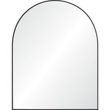 Lamia Wall Mirror Matte Black By Renwil
