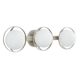 Parker 24-inch 3-light Brushed Nickel Vanity Light with Etched Opal Glass Shades