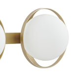 Parker 24-inch 3-light Champagne Gold Vanity Light with Etched Opal Glass Shades