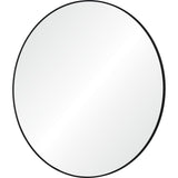 Sami Wall Mirror Matte Black By Renwil