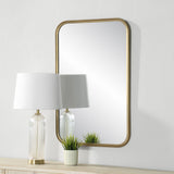 Jyn Wall Mirror ANTIQUE BRUSHED BRASS By Renwil