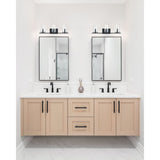 Jared 24-inch 3-light Matte Black Vanity Light with Clear Glass Shades