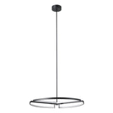Alfie 30-inch 3-light Textured Black 3CCT LED Chandelier