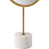 Taio Wall Mirror Antique Brass By Renwil