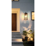 Hillside 31-inch 3-light Dark Bronze Exterior Wall Sconce with Clear Glass