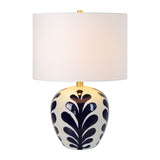 Darina Table Lamp Off-White And Navy By Renwil
