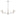 Bethany 56-inch 2-light Forged Bronze Linear Chandelier with Natural Linen Shades