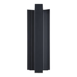 Jubilee 18-inch Matte Black 5CCT LED Exterior Wall Sconce