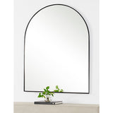 Lamia Wall Mirror Matte Black By Renwil