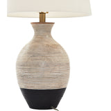 Ignacio Table Lamp Black And White By Renwil