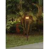 Hillside 20-inch 2-light Dark Bronze Exterior Post Light with Clear Glass