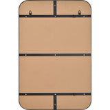 Glencoe Wall Mirror Matte Black By Renwil