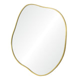 Nucleus Wall Mirror Satin Brass By Renwil