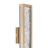Courtney 18-inch Champagne Gold 5CCT LED Vanity Light with Clear Water Glass
