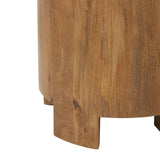 Salvatore Side Table Light Brown By Renwil