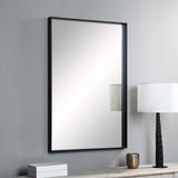 Annalise Wall Mirror Matte Black By Renwil