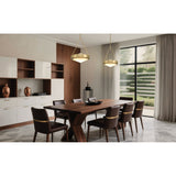 Agate 15-inch 3-light Champagne Gold Pendant Light with Opal Glass Shade