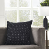 Brittany Indoor Pillow Black By Renwil
