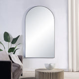 Farida Full Length Mirror Matte Black By Renwil