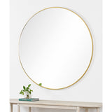 Fragoso Wall Mirror Gold By Renwil