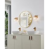 Valentin 4-inch 1-light Champagne Gold Vanity Light with Clear Pressed Glass Shade