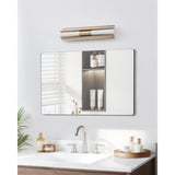 Colton 24-inch 2-light Champagne Gold 5CCT LED Vanity Light with Etched Opal Glass Shades