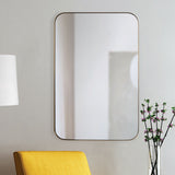 Edwin Wall Mirror Bronze By Renwil