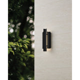 Kestrel 16-inch 3-light Textured Black 5CCT LED Exterior Wall Sconce