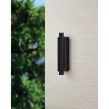 Kestrel 22-inch 3-light Textured Black 5CCT LED Exterior Wall Sconce