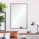 Reynolds Wall Mirror Black By Renwil