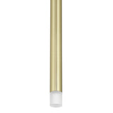 Manhattan 1-inch 1-light Brushed Gold LED Pendant Light