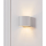 Zak Wall Sconce Matte White By Renwil