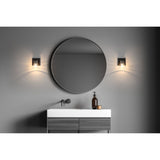 Gilford 5-inch 1-light Matte Black Vanity Light with Clear Glass Shade