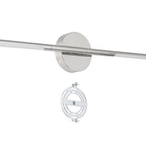 Overture 32-inch 2-light Polished Nickel 5CCT LED Vanity Light
