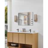 Colton 12-inch 1-light Champagne Gold 5CCT LED Vanity Light with Etched Opal Glass Shade