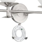Tremolo 42-inch 4-light Brushed Nickel and Polished Nickel Vanity Light with Etched Opal Glass