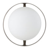 Parker 6-inch 1-light Brushed Nickel Vanity Light with Etched Opal Glass Shade