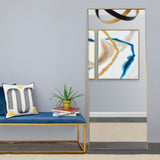 Crosland Wall Mirror Gold Leaf By Renwil