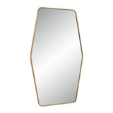 Mocha Wall Mirror SATIN BRASS By Renwil