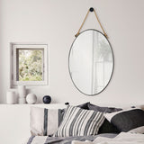 Parbuckle Wall Mirror Black By Renwil