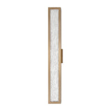 Courtney 32-inch Champagne Gold 5CCT LED Vanity Light with Clear Water Glass