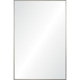 Roderick Wall Mirror Satin Nickel By Renwil