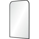 Jackline Wall Mirror Matte Black By Renwil