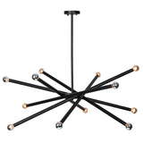 Clemente Ceiling Fixture Black By Renwil