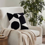 Mauro Indoor Pillow Black By Renwil