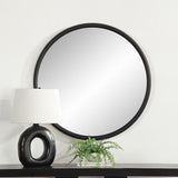Namur Wall Mirror MATTE BLACK By Renwil