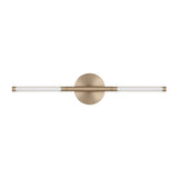 Overture 24-inch 2-light Champagne Gold 5CCT LED Vanity Light