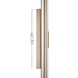 Colton 30-inch 2-light Champagne Gold 5CCT LED Vanity Light with Etched Opal Glass Shades
