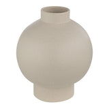 Lamoureux Vase Textured Matte Ivory By Renwil